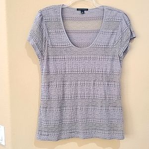 Banana Republic lace t-top with tank NWOT